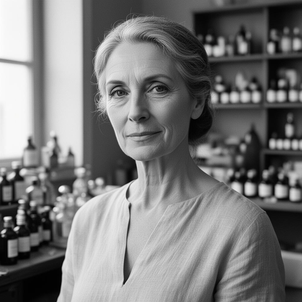Founder Élise Marchand in the atelier